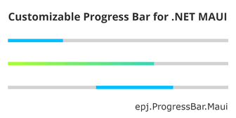 Image showing title graphic of epj.ProgressBar.Maui repository